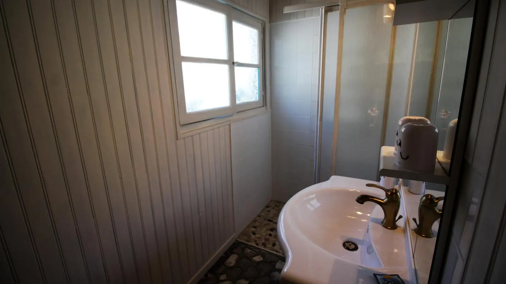 Chambre d'hôtes La Chapelle Blanche à Saint Victurnien  en Haute-Vienne (Limousin), la salle d'eau_14