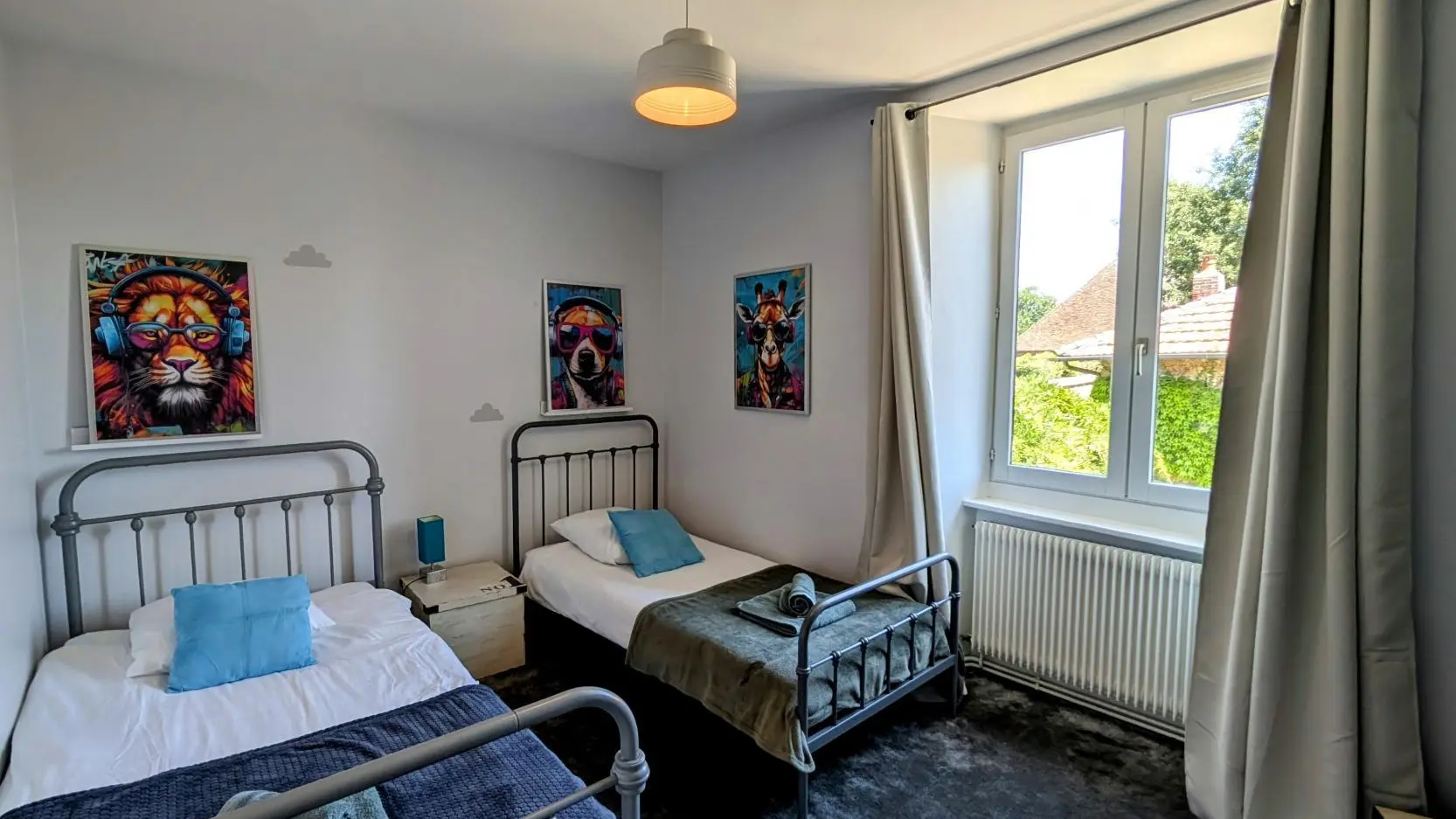 Gîte Les Eglantiers commune de Jourgnac en Haute-Vienne (Limousin) - chambre 1er_17