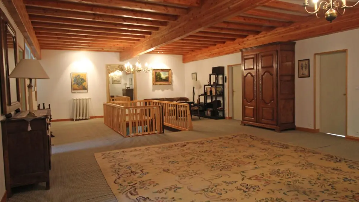 Chambre d'hôtes de la Ferme de la Roche à Bonnac la Côte en Haute-Vienne (Limousin)- Salle de jeux _6