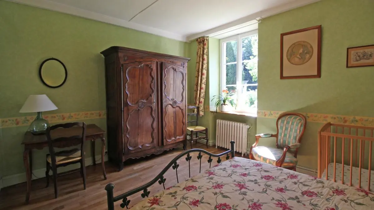 Chambre d'hôtes de la Ferme de la Roche à Bonnac la Côte en Haute-Vienne (Limousin)- Suite familiale Vert Limousin_14