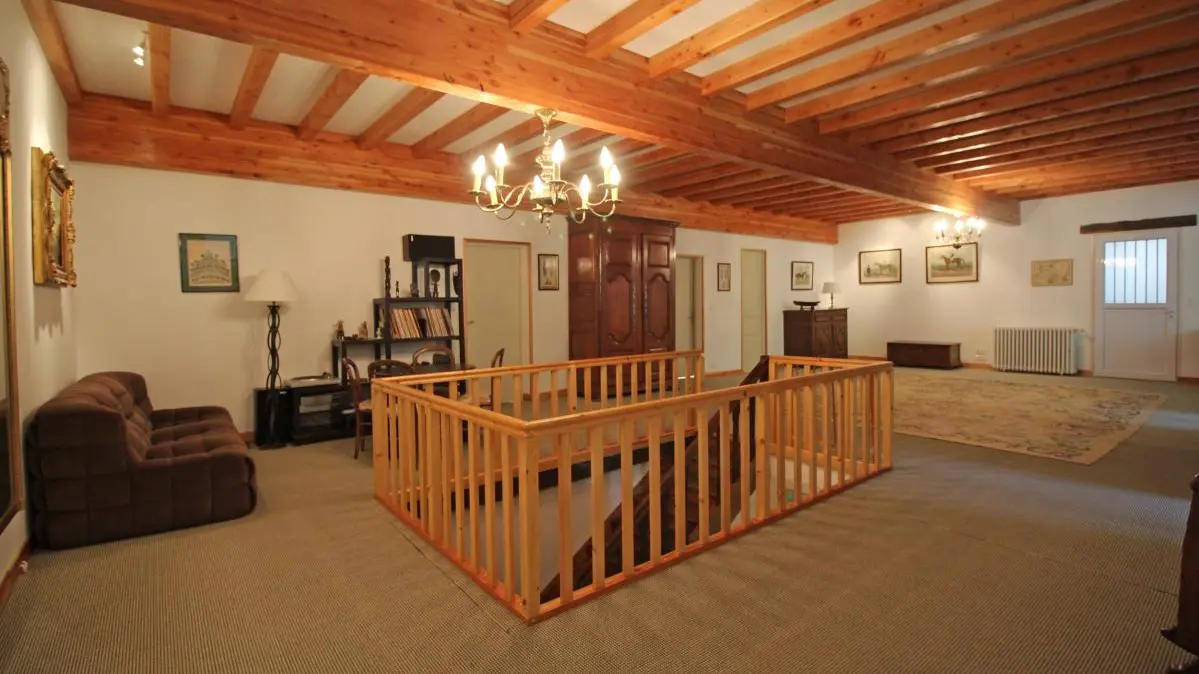 Chambre d'hôtes de la Ferme de la Roche à Bonnac la Côte en Haute-Vienne (Limousin)- Salle de jeux _5