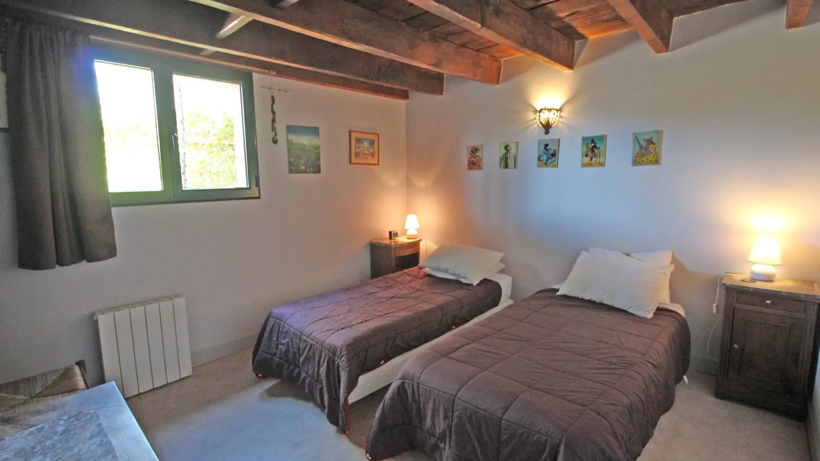 Gite de Montbrugnaud  à Mailhac sur Benaize en Haute-Vienne - chambre 2 rez de chaussée_17