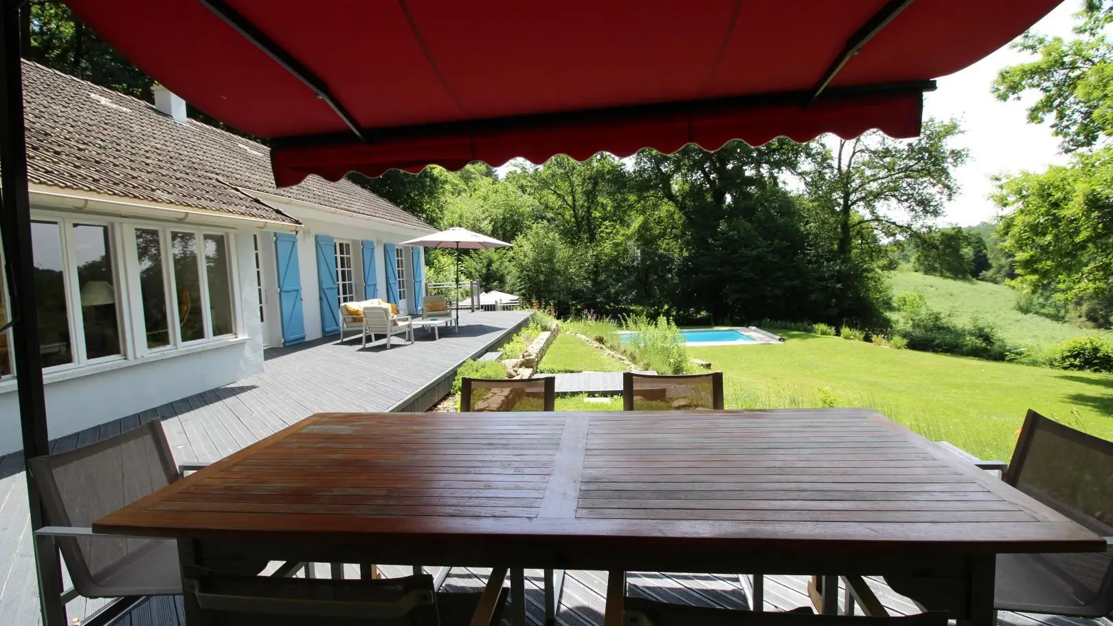 Gite Le Clos des Chênes à La Combe sur la commune de Thouron en Haute-Vienne (Nouvelle- Aquitaine) - la piscine_22