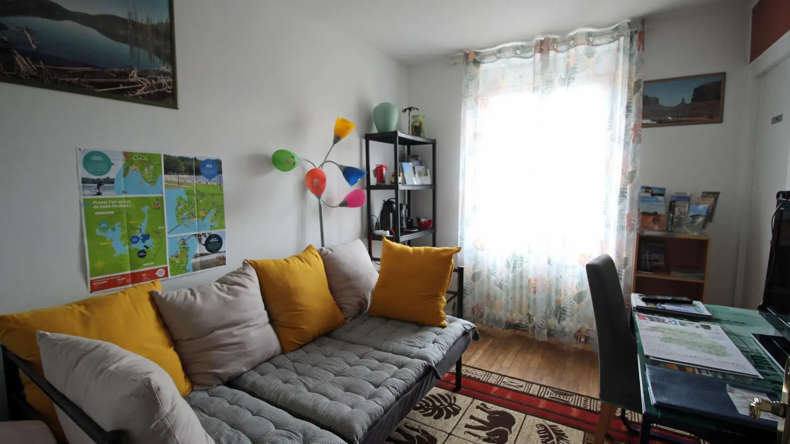 Chambres d'hôtes ô champ communal à Saint Pardoux Le Lac en Haute-Vienne - le salon privé _5