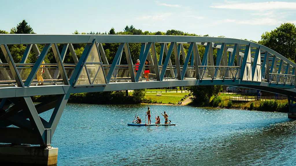 Passerelle du lac de Saint-Pardoux