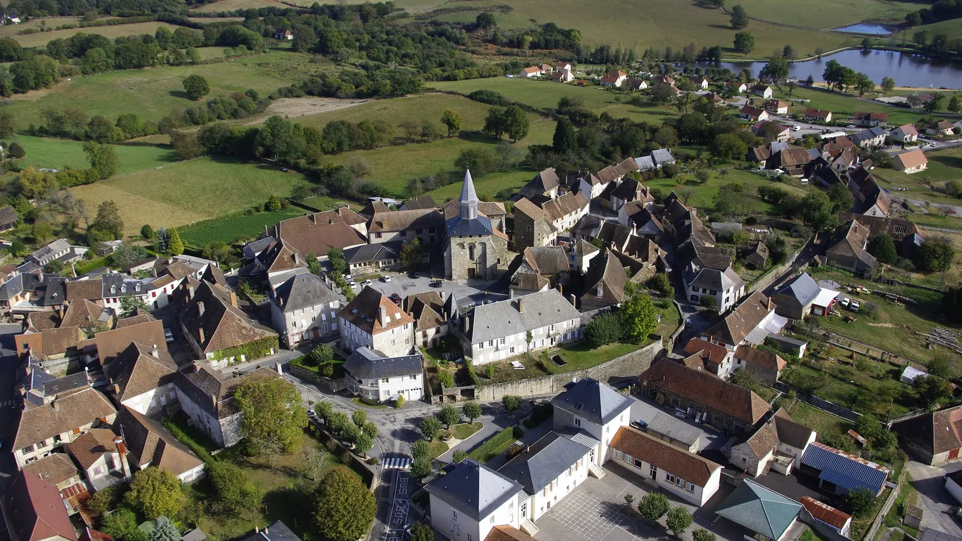 Vue aérienne