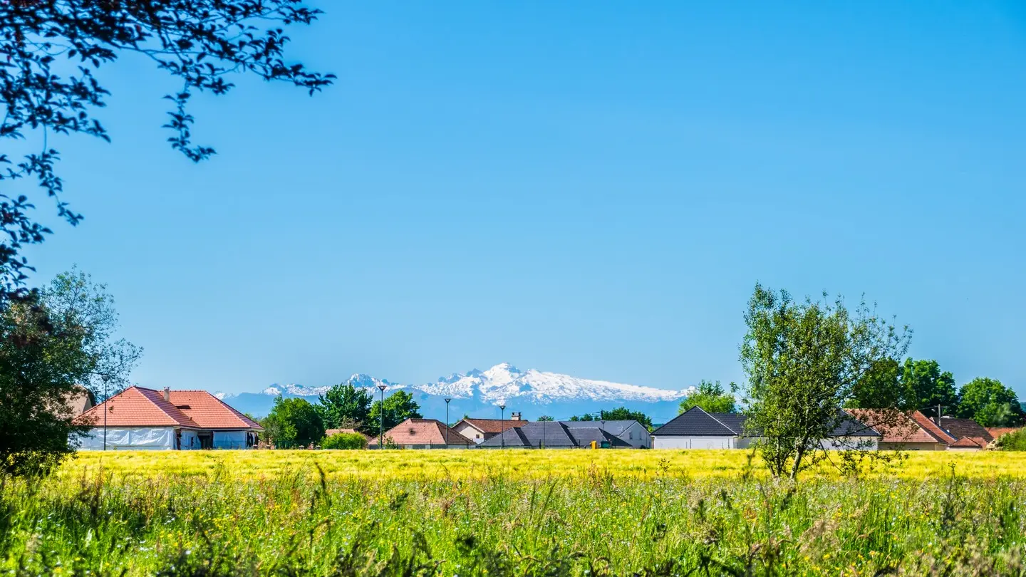 Poey de Lescar - malapet - Vue pyrénées 2
