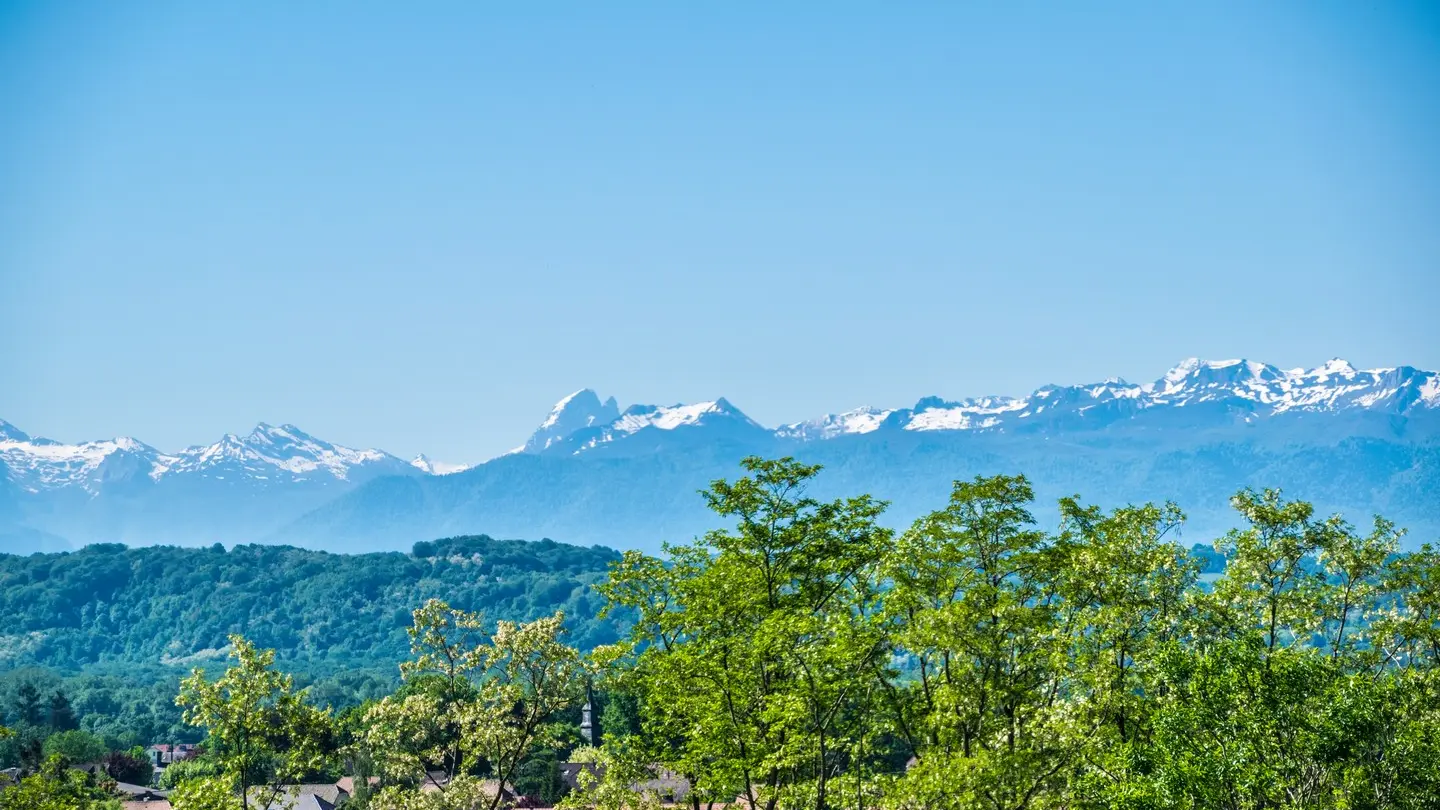 Poey de Lescar - malapet - Vue pyrénées 1