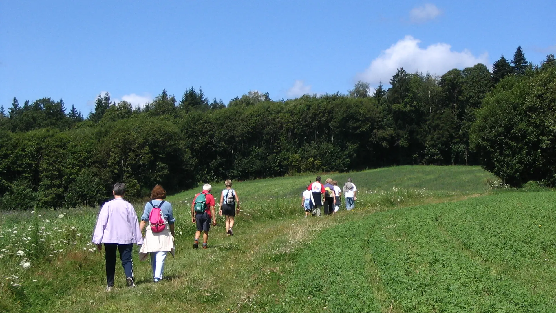 Randonneurs sur le chemin qui mène au Grand Puyconnieux_1