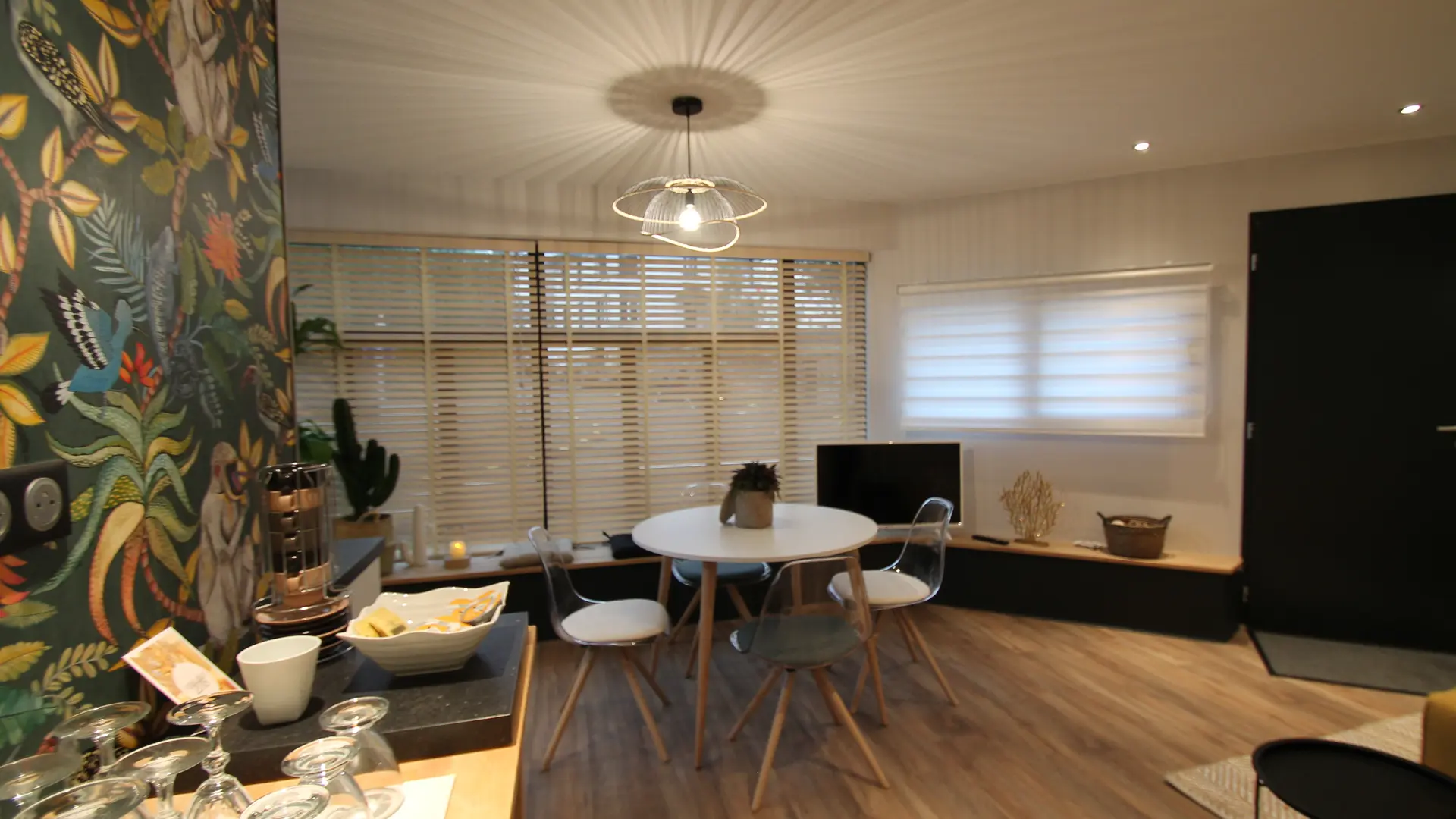 Séjour appartement vert_1