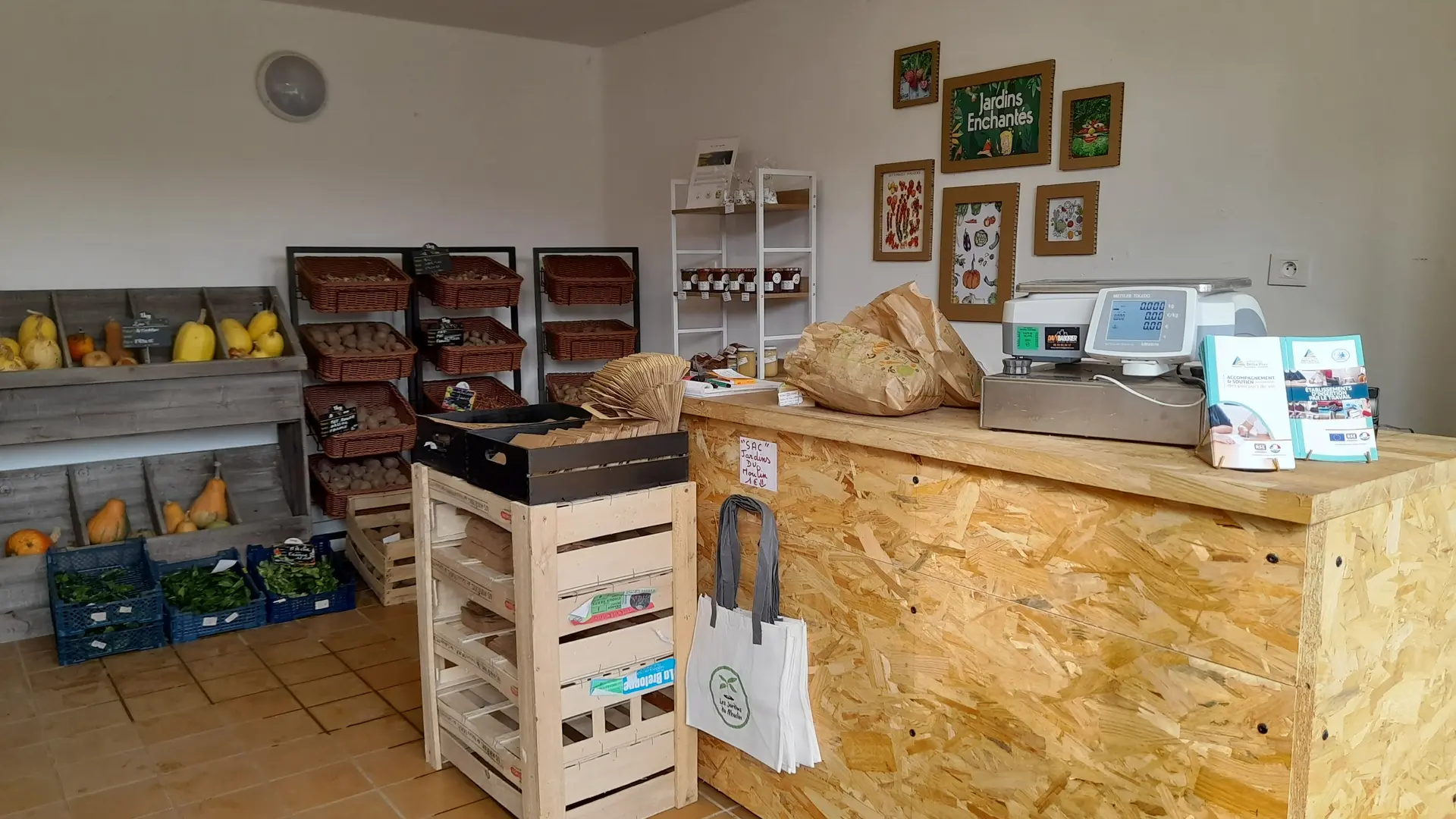 Espace de vente - Jardins du Moulin