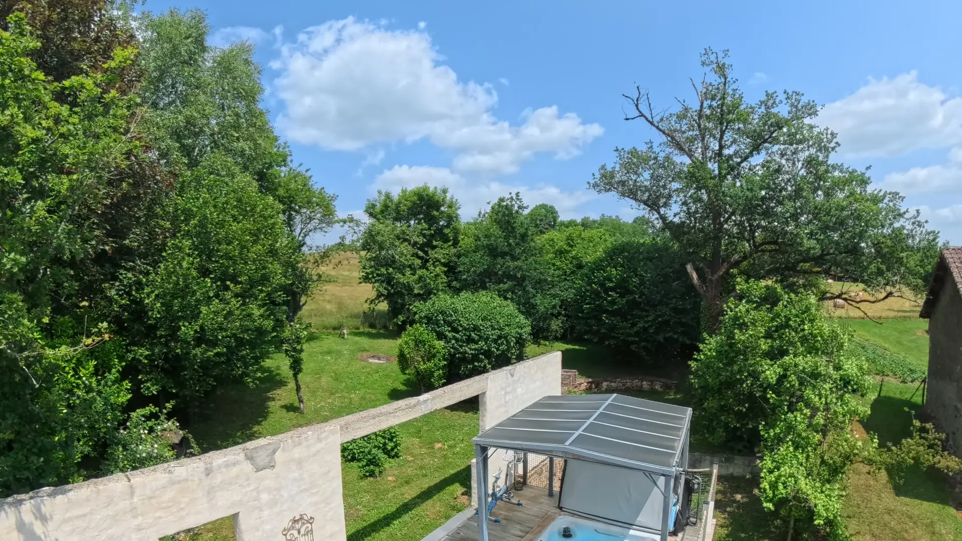 Terrase spa de nage