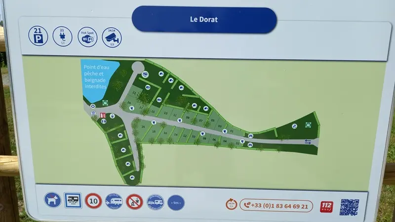 aire de camping car Le Dorat