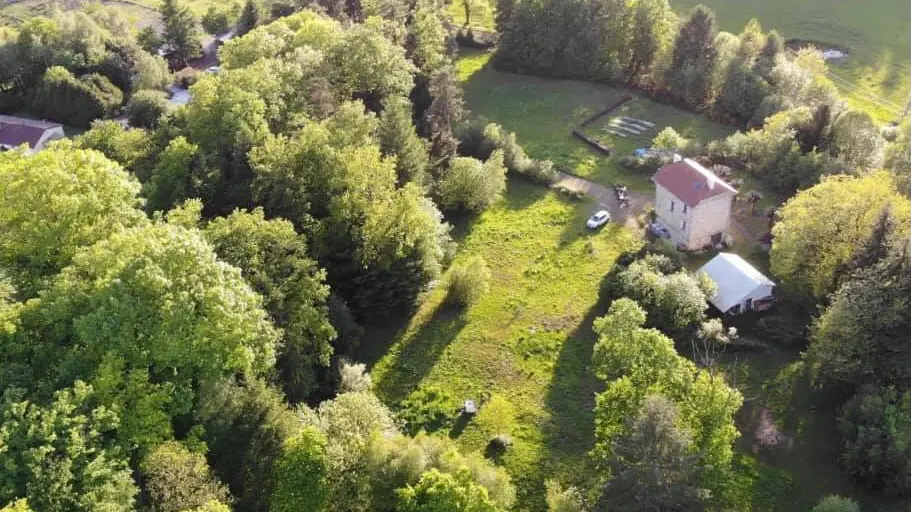 Maison d'hôtes Il était une fois vue arerienne