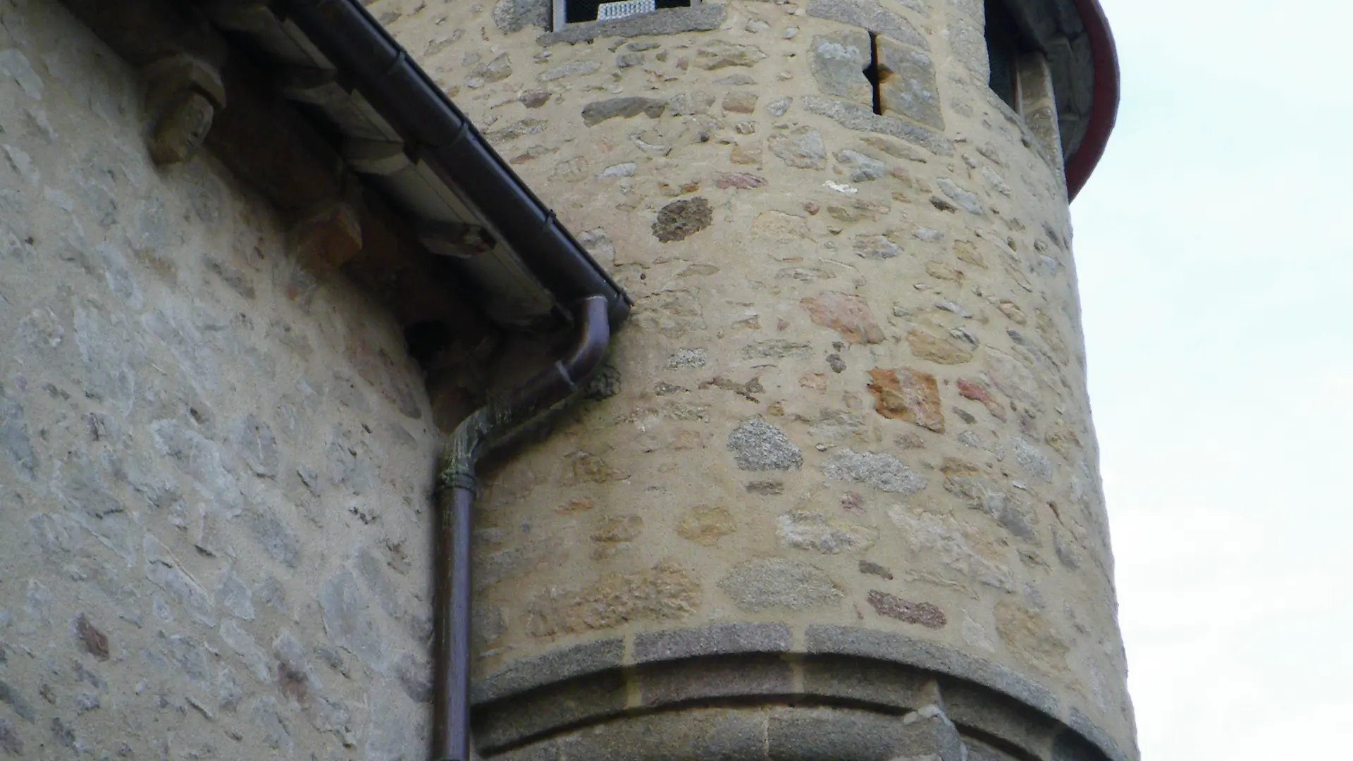 Échauguette de l'église fortifiée d'Arnac la Poste