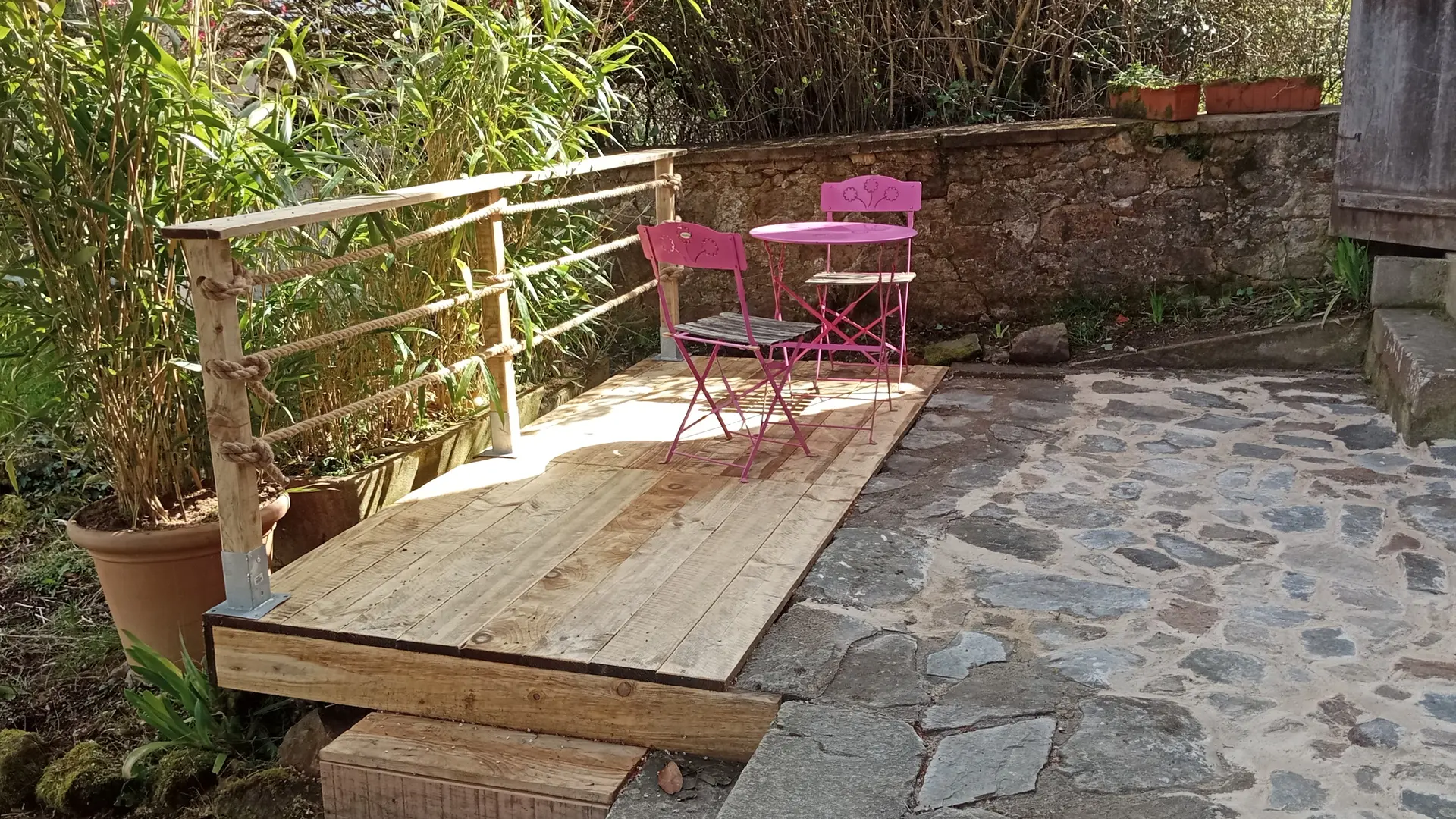 terrasse à l'avant