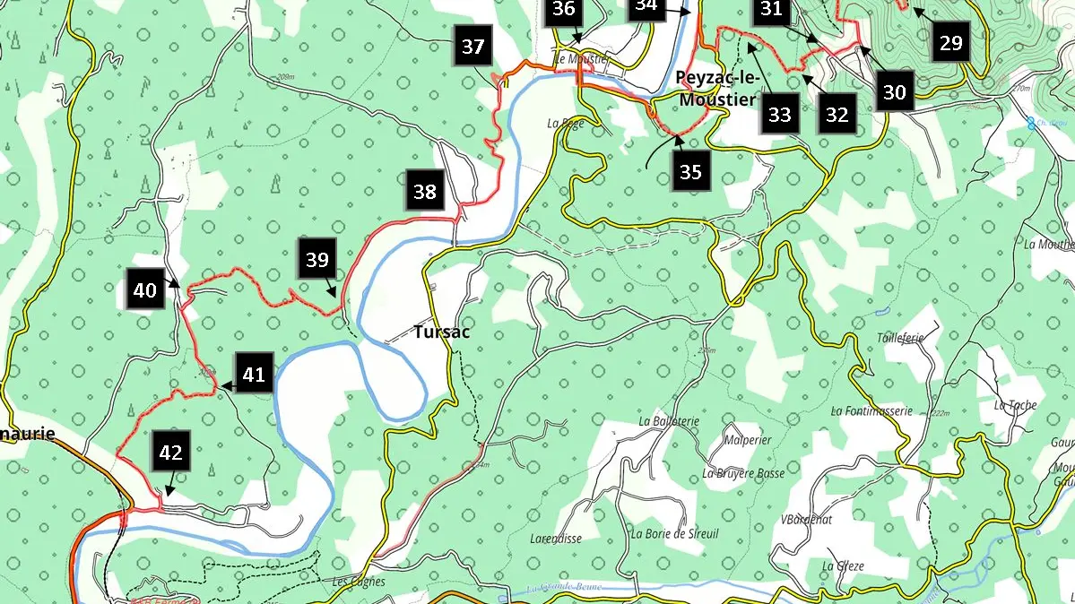 topo carte 4 sergeac les eyzies