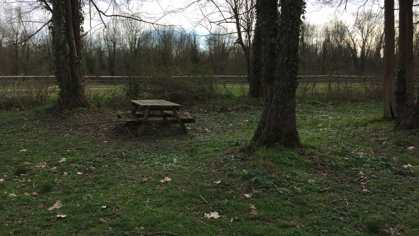 Aire de pique-nique - Siros - tables 3