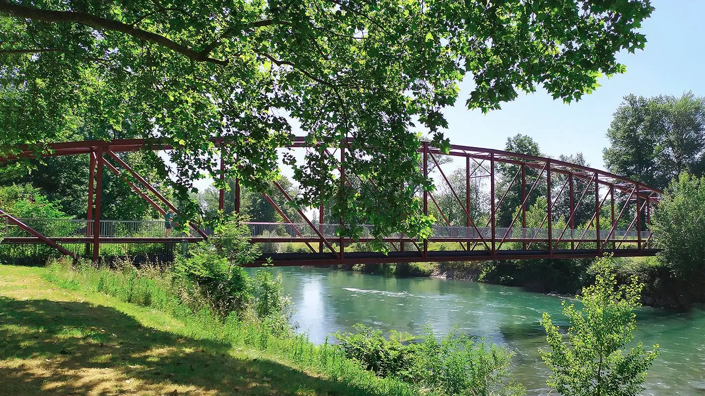 Aire de pique-nique - billère - passerelle