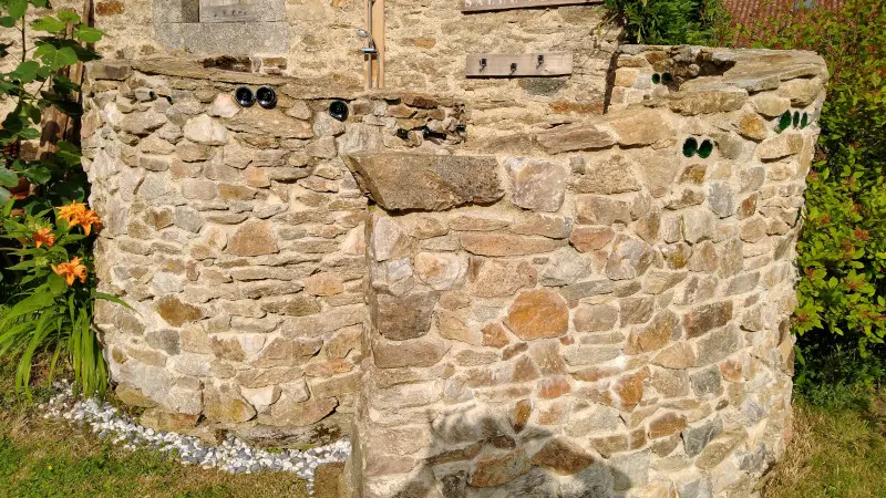 Douche à l'extérieur