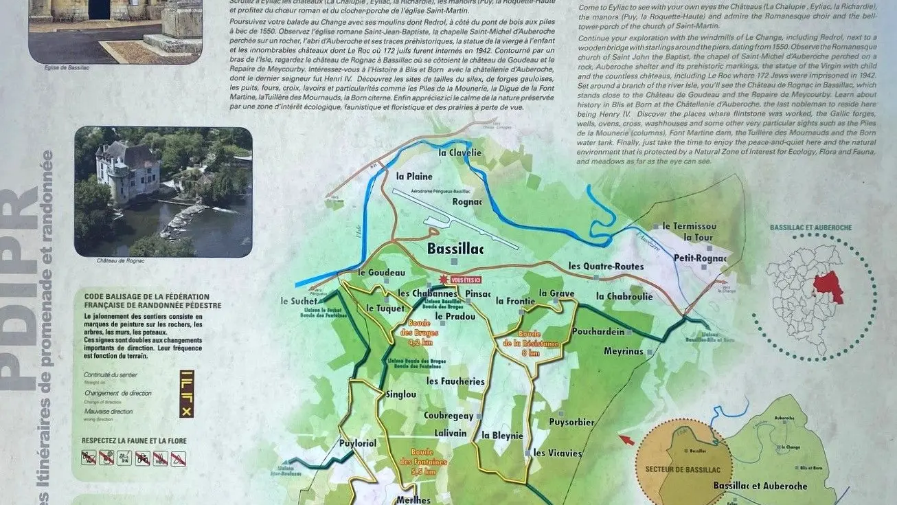 BASSILLAC-Boucles de Fontaines-Panneau d'appel