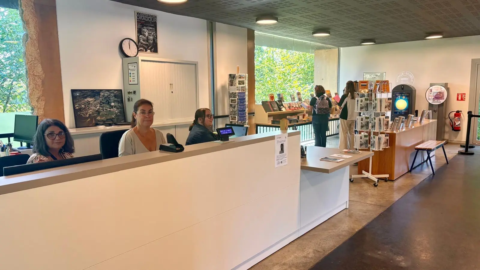 Centre de la mémoire, accueil provisoire