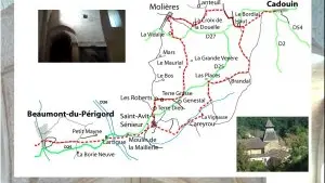 Carte Beaumont-Cadouin