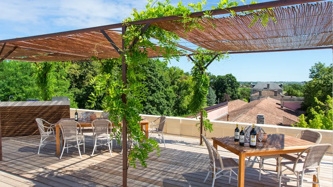 Château Siran, la terrasse 360