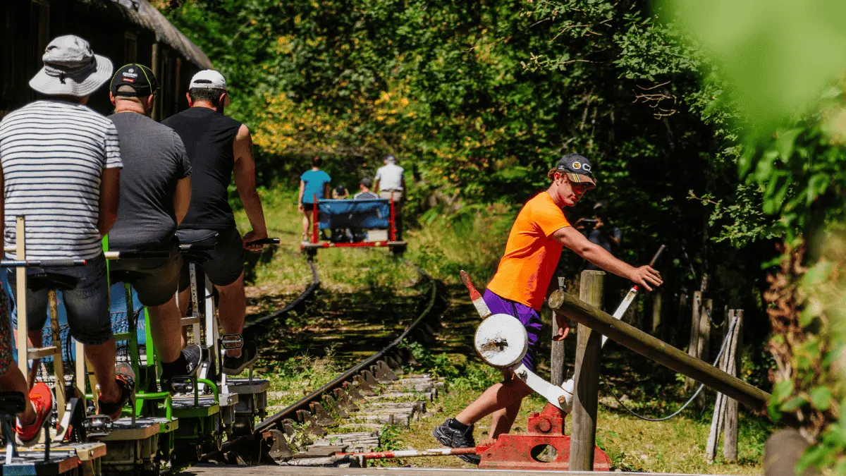 Vélorail - Espace-Hermeline - Bussière-Galant