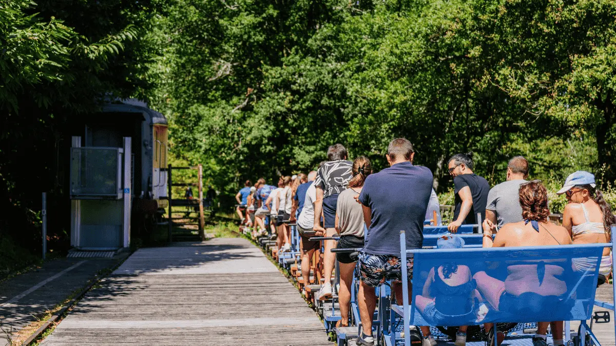 Vélorail - Espace-Hermeline - Bussière-Galant