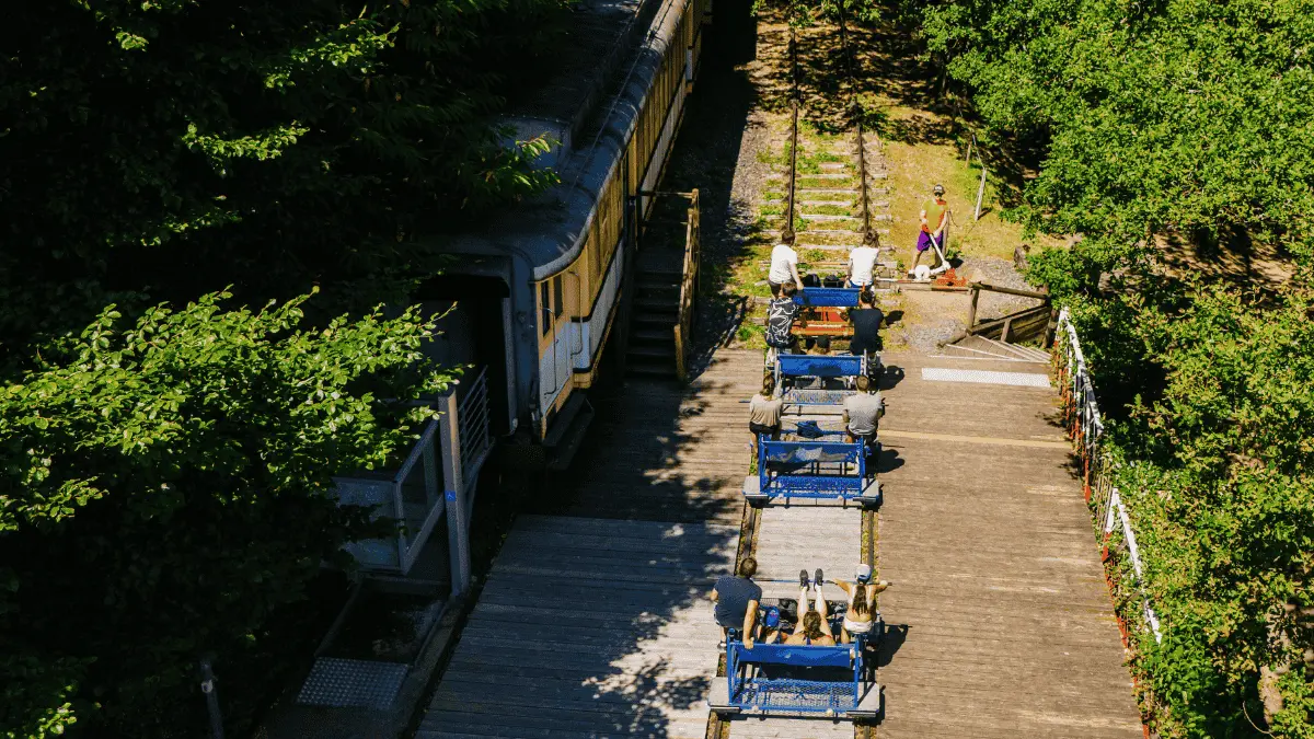 Vélorail - Espace-Hermeline - Bussière-Galant