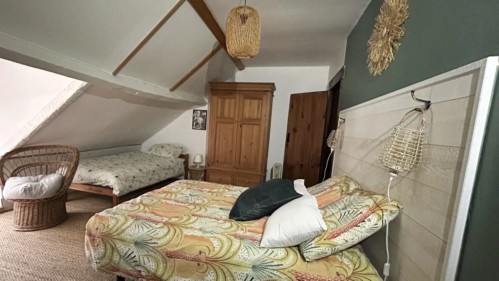 Chambre nature - Grange de Moli - Vigeois © L golfier