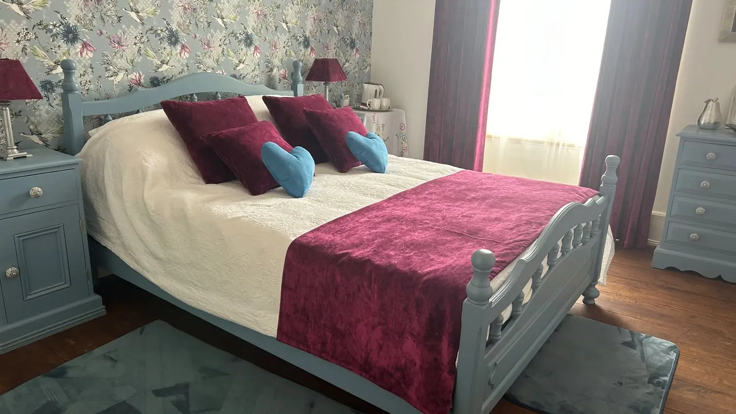 Chambre bleue - Bnb Maison de Ville - Lubersac © L Golfier