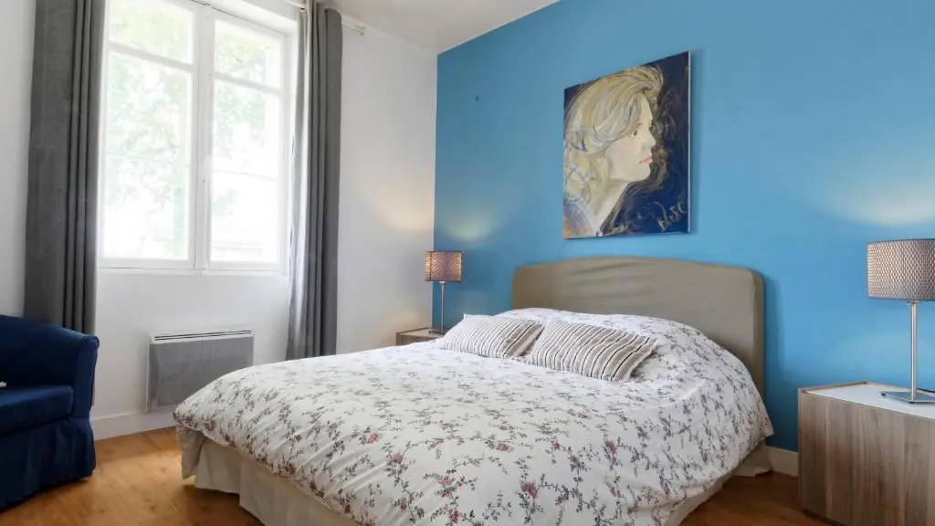 Chambre bleue - Bastide de Siran