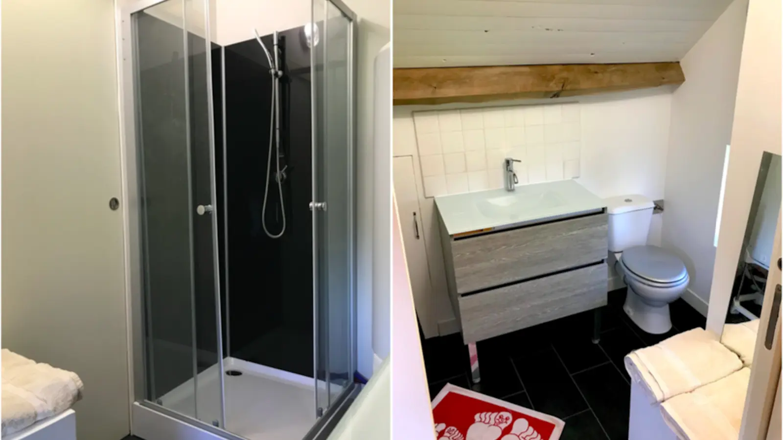 Chambre d'hotes - Il etait une fois - Chambre Belvedere - SdB ELLOHA