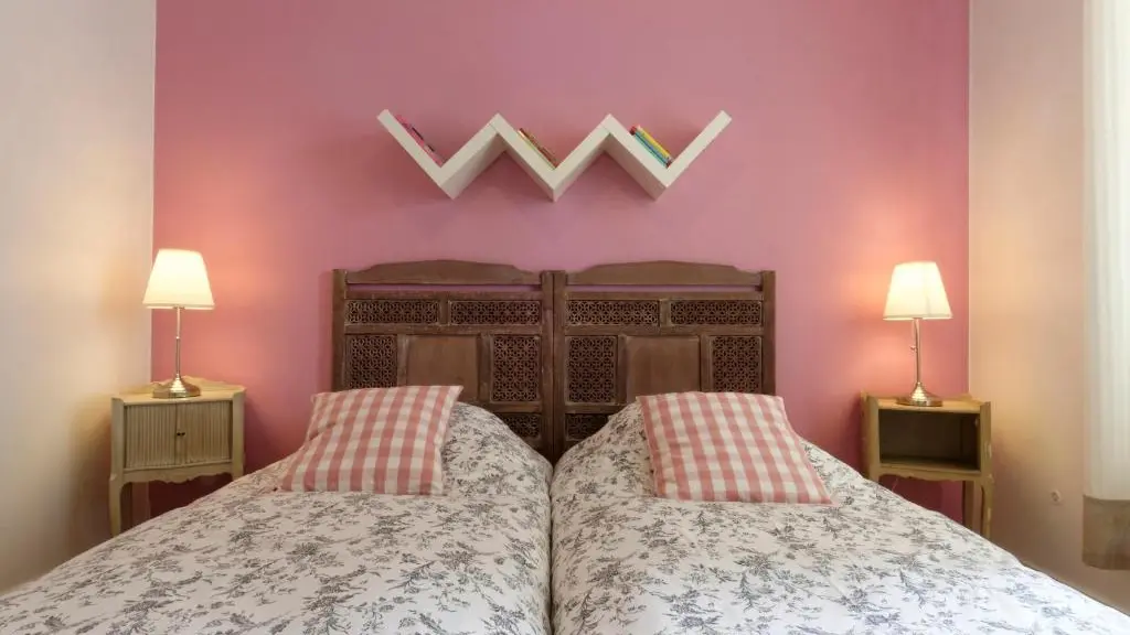 Chambre lits jumeaux 2 - Bastide de Siran