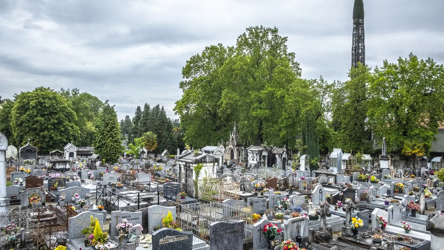 Cimetière urbain - Pau - Tombes