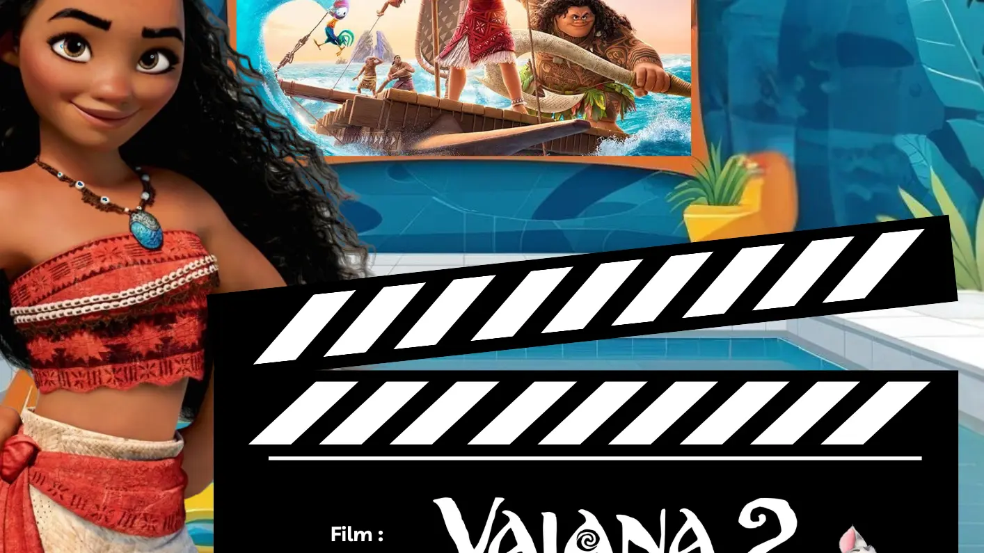 Ciné piscine Vaiana 2