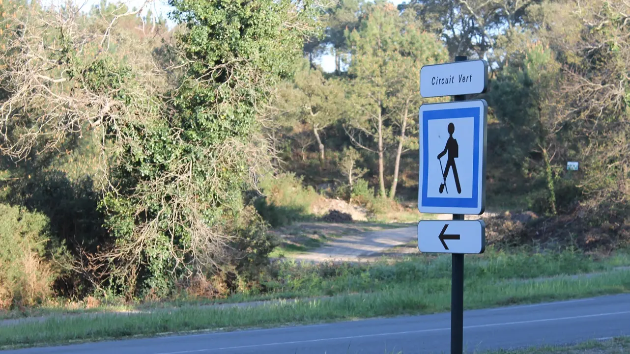 randonnée sur le circuit vert