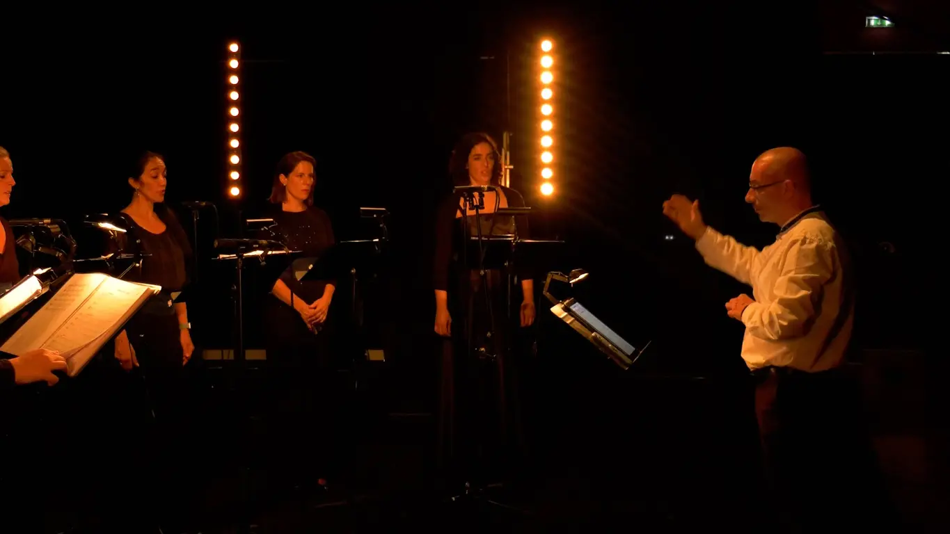 Concert du Chœur Bayonne Pays Basque - Otxote dame et chef de choeur Jordi Freixa