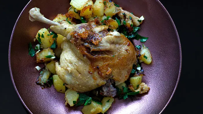 Confit de canard La Combe de Job en Corrèze