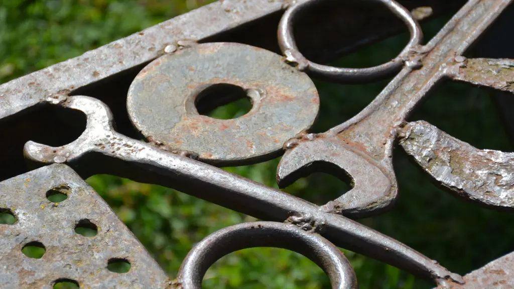 banc en fers soudés