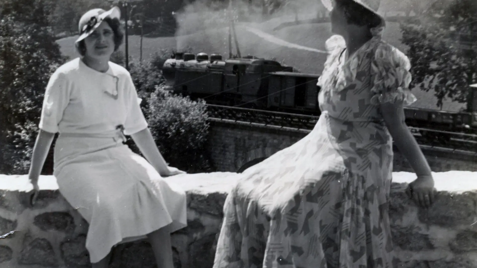 Eymoutiers Font Macaire train à vapeur Années 1930