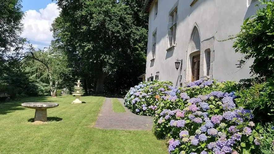 Facade fleurie