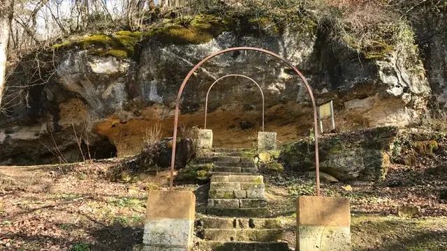 Forêt dép. de Campagne en hiver - escalier ©A (9)