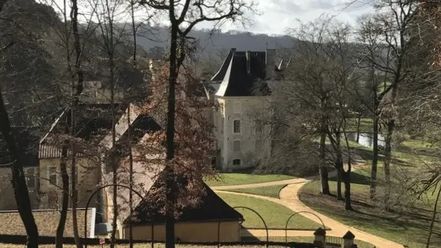 Forêt dép. de Campagne en hiver - evue château ©A (10)