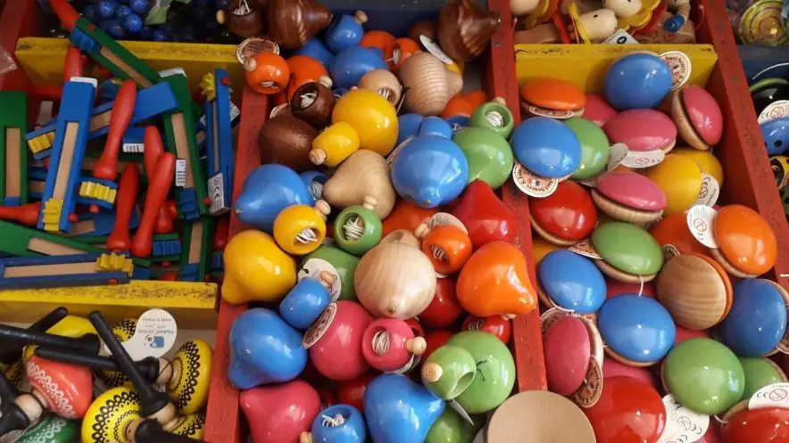 Bille de bois - jouets enfant couleur en bois authentique