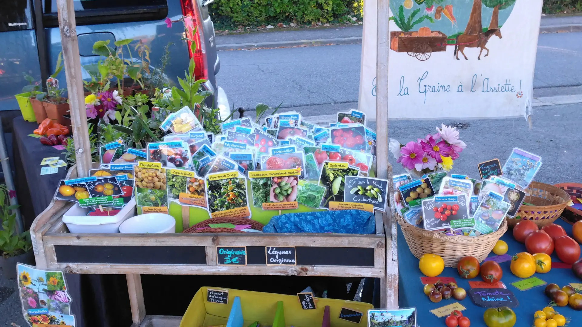 Stand de Semences Paysannes et de plantes