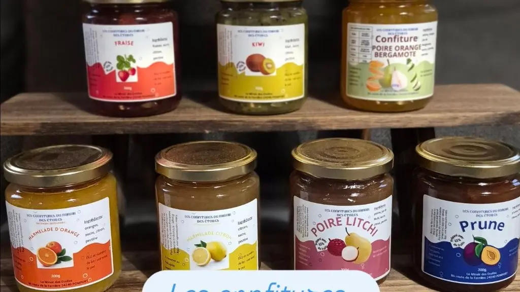 Les confitures du Miroir des étoiles - confitures maison