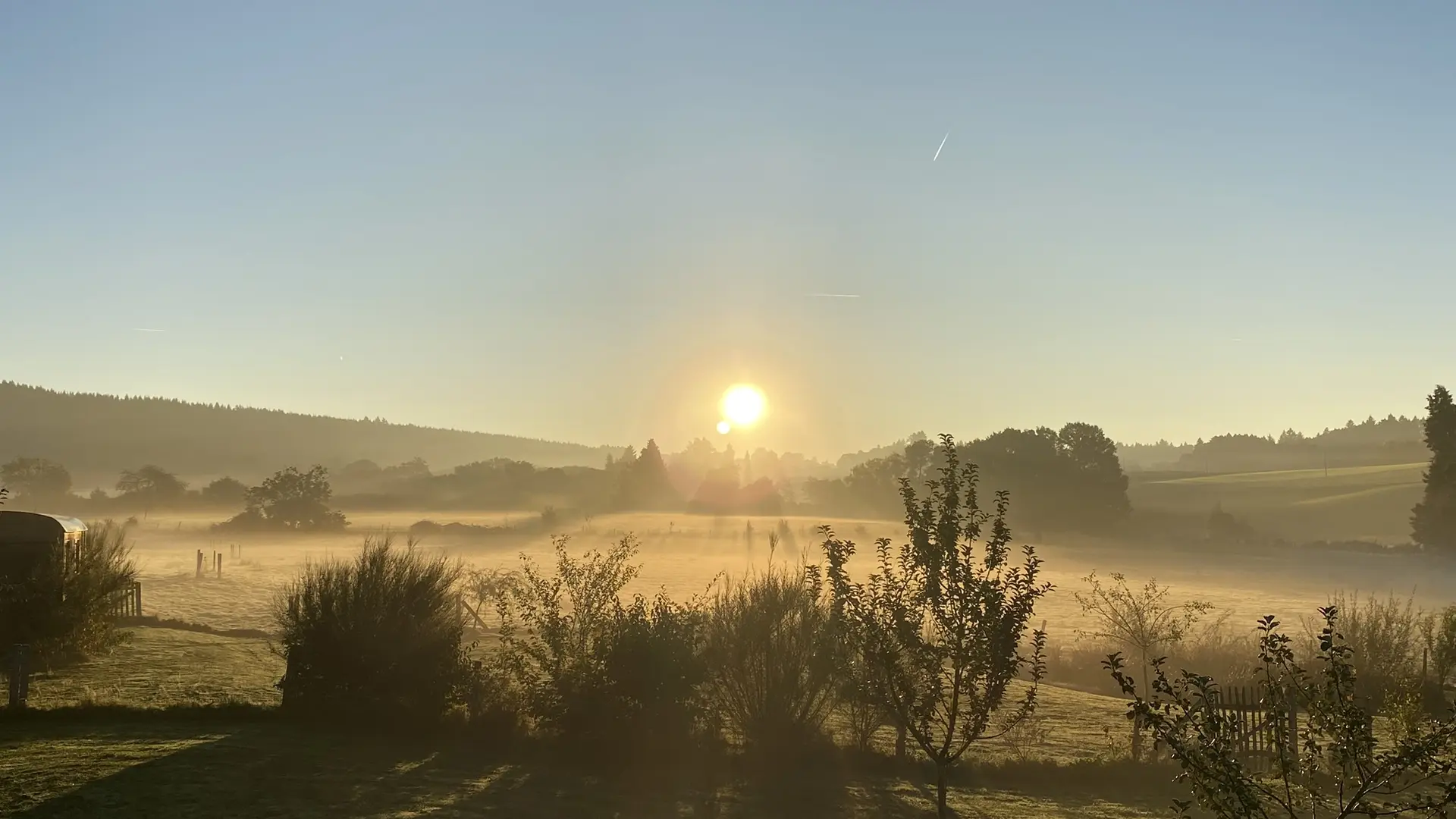 Environnement magique sous cette belle lumière